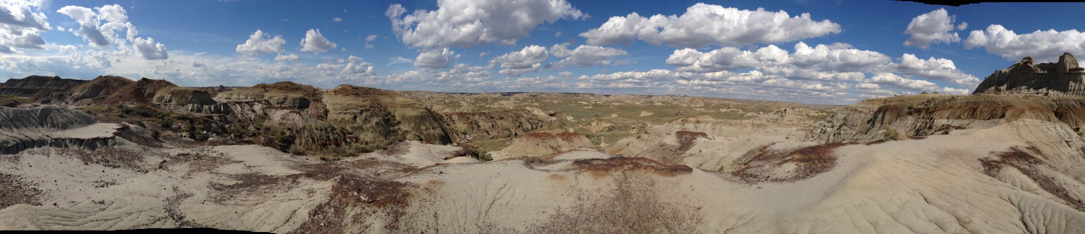 Panorama looking outwards from the quarry.